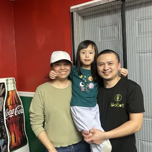 Proprietors plus daughter.