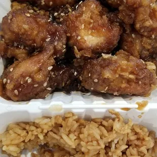 Sesame Chicken Lunch