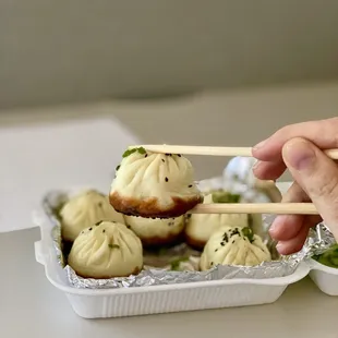 A15. Pan Fried Pork Buns