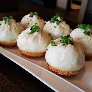 Pan fried pork dumplings