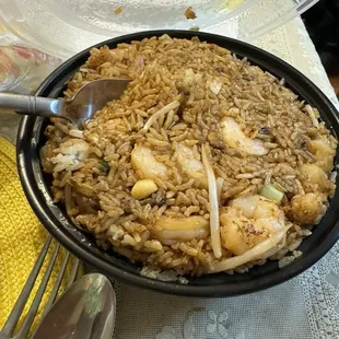 Large Fried Rice shrimp