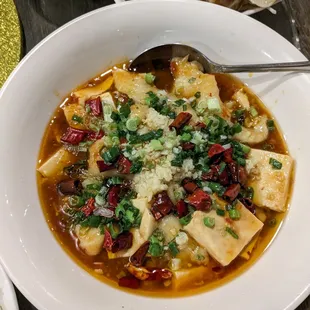 Sichuan Douhua Fish in Chili Sauce