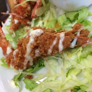 Shrimp tempura appetizer