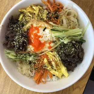 Korean and Thai dishes