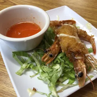 Shrimp Scampi special request.