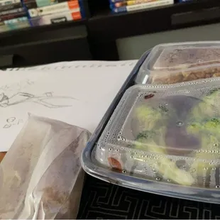 General tso  and egg rolls