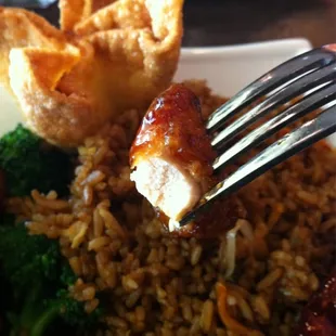 Every piece was like this! Crunchy and all white meat.