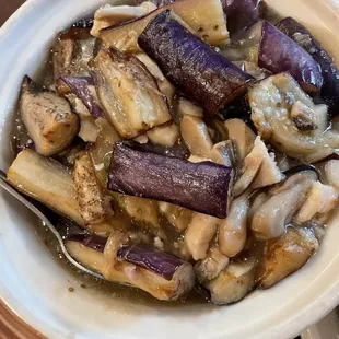 Eggplant with Salted Fish Casserole