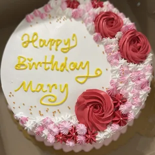 a birthday cake in a box