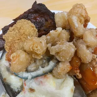 a plate of food