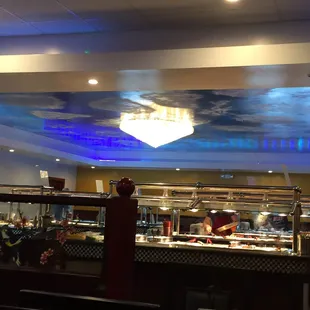 sushi and sashimi, interior