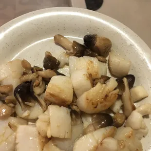 Hibachi scallops