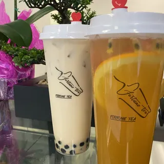 Jasmine green milk tea