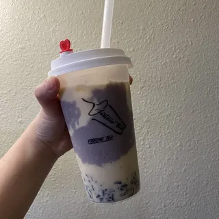 Taro Wall Green Milk Tea