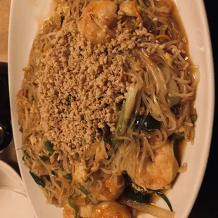 Shrimp pad Thai