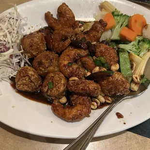 Wok Roasted Shrimp and Scallops