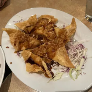 Fried shrimp wontons