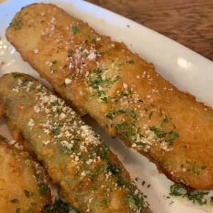 Fried zucchini