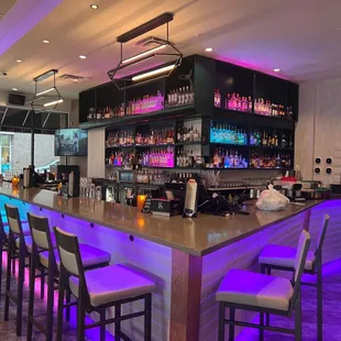 Bar area.