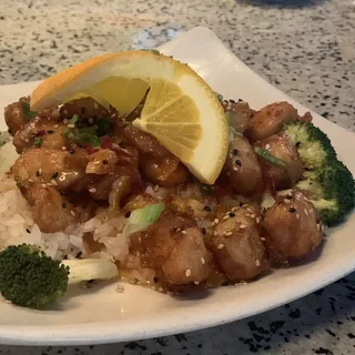 Orange Chicken Dinner