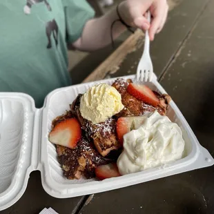 Guava Sweetbread French Toast