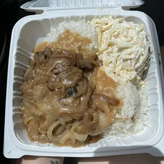 Hamburger Steak Lunch Plate