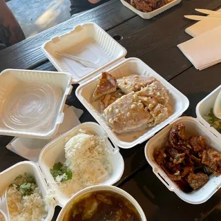 Garlic Chicken Lunch Plate