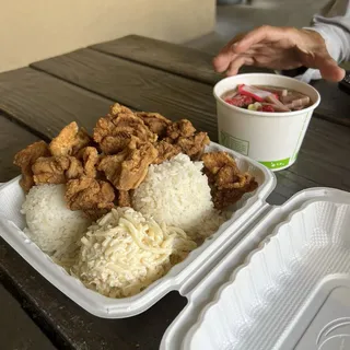 Fried Chicken Lunch Plate
