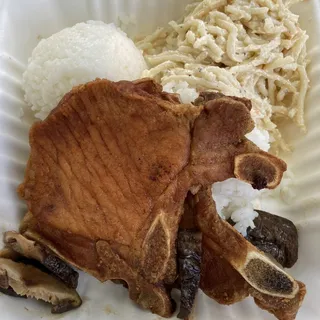 Pork Chops Lunch Plate