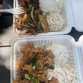 Chopped Steak Lunch Plate