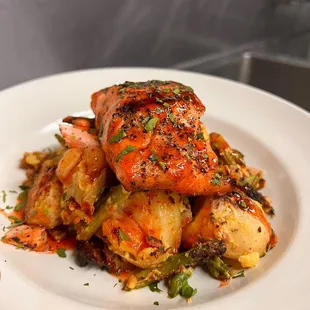 fish, grilled fish, seafood, food, grilled seafood