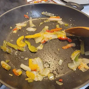 Just a little peppers and onions in the ER