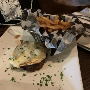 Wake N Bacon burger (no bacon, no bun)