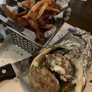 Big Fat Greek Hoagie Sammie on Pita