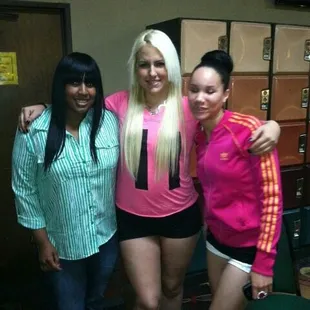 Whoops eyes closed lol bowling for girls night