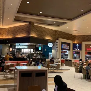 Fancy limited Starbucks, closed BBQ, closed Mexican, closed Ramen, open pricy Med place