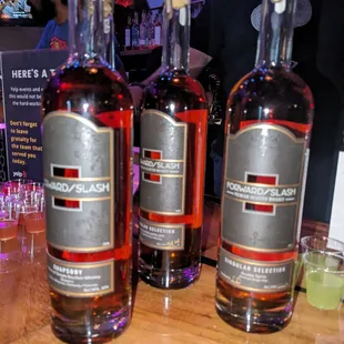 3 of their best selling, high end, blended whiskeys