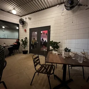Outdoor seating