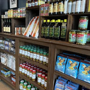 a variety of food items