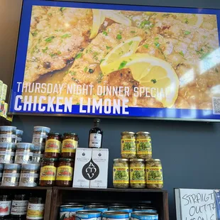 a sign for a restaurant