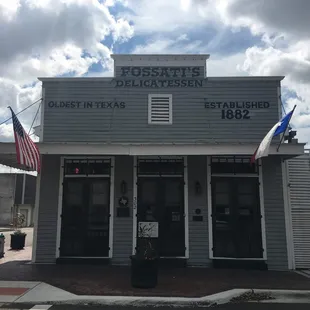the front of the store