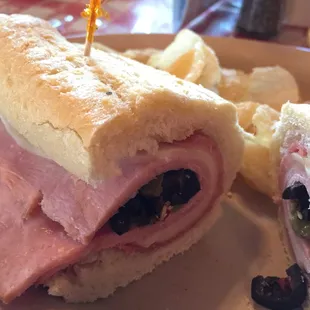 Muffuletta... Not traditional, but still good