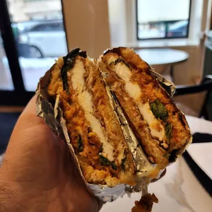 Chicken Parm ! While having it on Focaccia is kinda unique, the traditional sauce taste makes it ordinary ( it was great, just not unique)