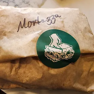 Mortazza   While it's Mortadella ! Very ordinary cold cut! The Focaccia, the pistachio, and pistachio cream make it so UNIQUE! TRY IT!