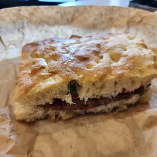 Parmigiano   eggplant Milanese, mozzarella, roasted cherry tomatoes, fresh basil - UNIQUE