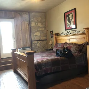 Our room- converted from a horse stable!