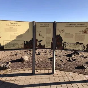Information sign near the entrance