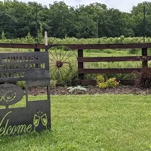 The entrance to the winery
