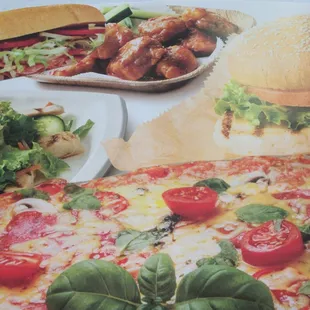 Pizza, Sub &amp; Buffalo Wings