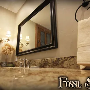 a sink and mirror